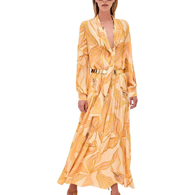 Mazzara Long Sleeve Maxi Dress image number null