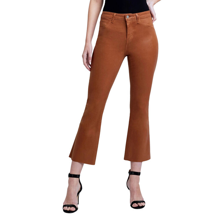 Kendra Cropped Flare Jean image number null