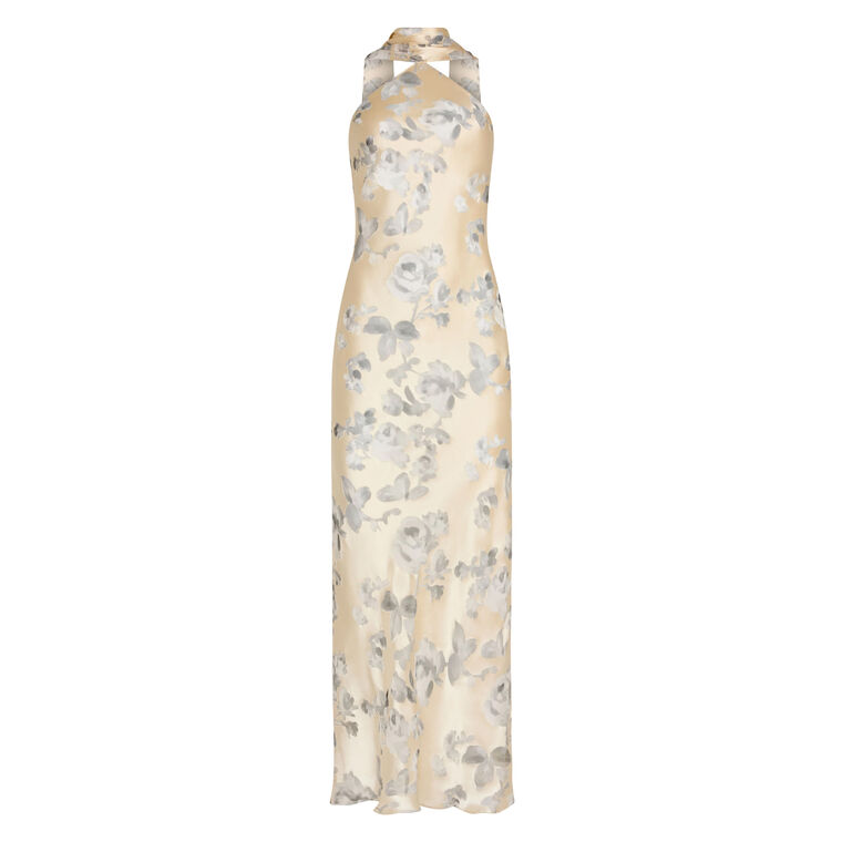 Ashton Sleeveless Floral Maxi Dress image number null