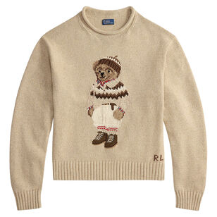 Polo Bear Long Sleeve Rollneck Sweater