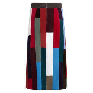 Gaby Patchwork Midi Skirt