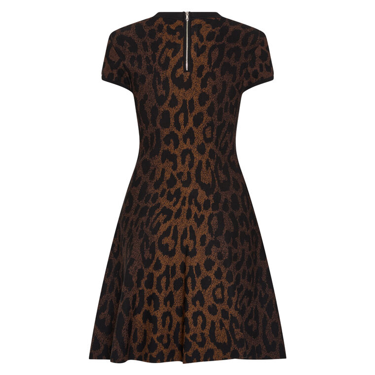 Honor Leopard Mini Dress image number null