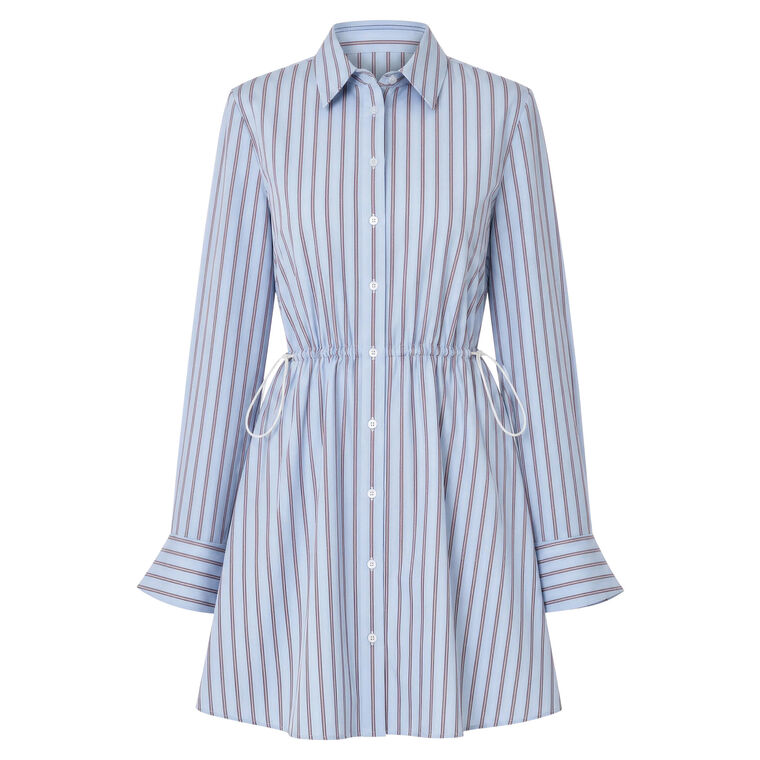 Kirby Long Sleeve Mini Shirt Dress image number null