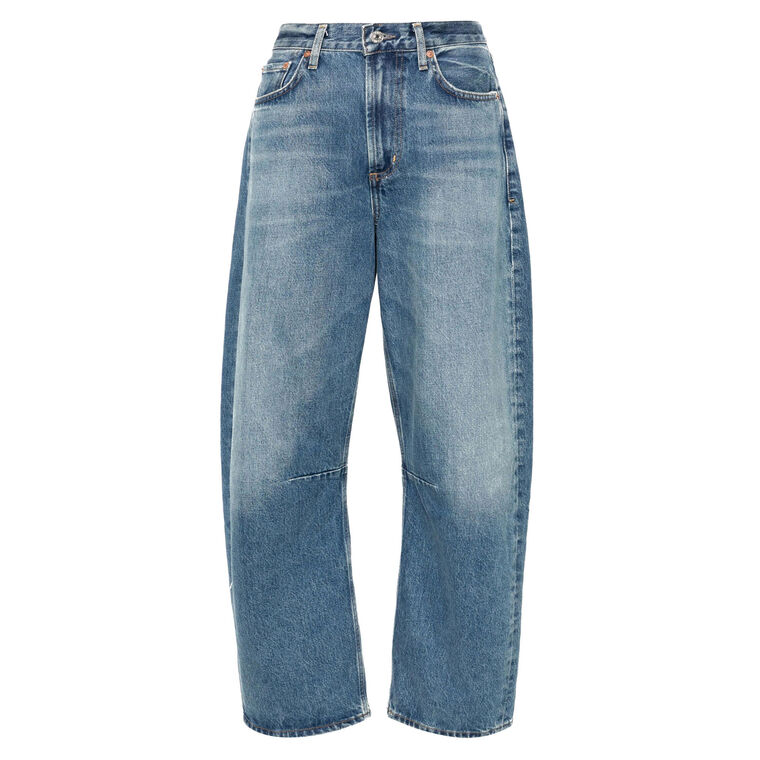 Miro High Rise Barrel Leg Jean image number null