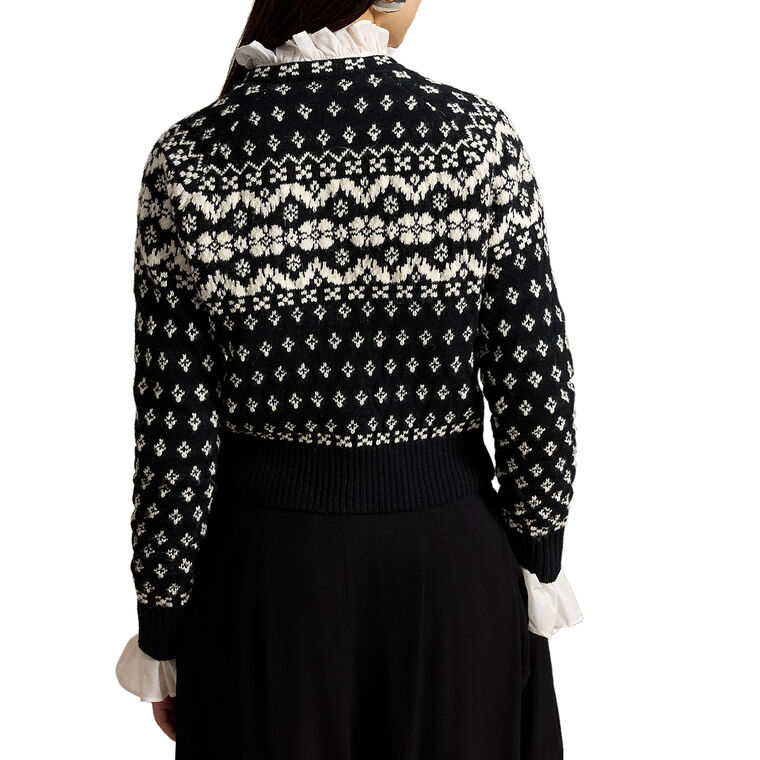 Fair Isle Crewneck Sweater image number null