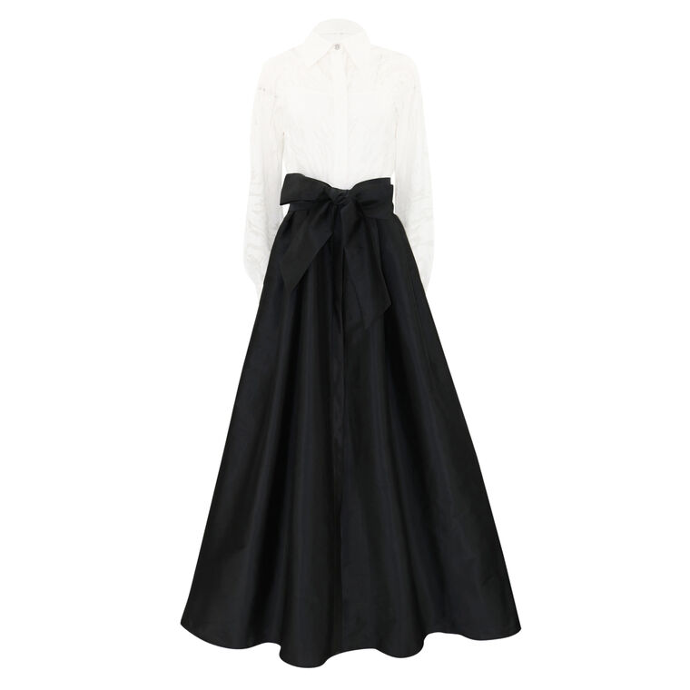 Taffeta Shirt Waist Gown image number null