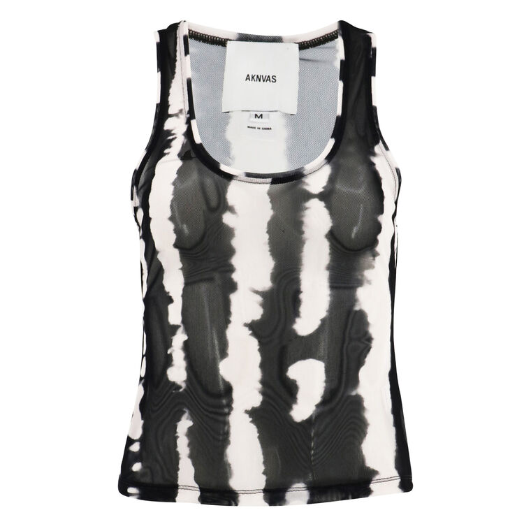 Loni Tie Dye Mesh Tank image number null