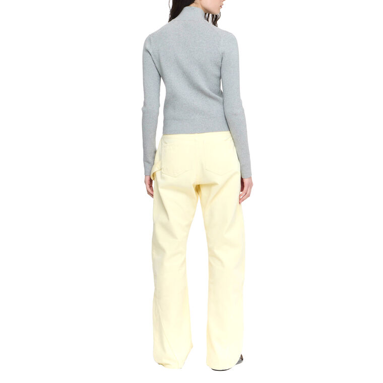 Fitted Zip Up Cardigan image number null