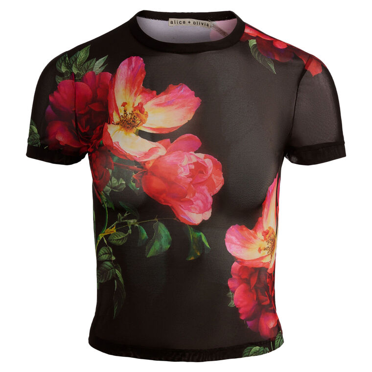 Tess Short Sleeve Crew Neck Tee image number null