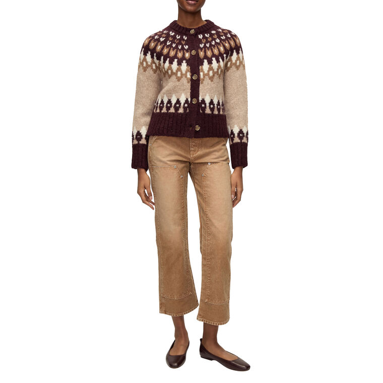 Christina Fairisle Cardigan image number null