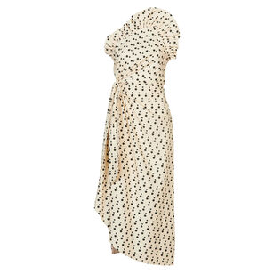 Charlotte Polka Dot Halterneck Midi Dress
