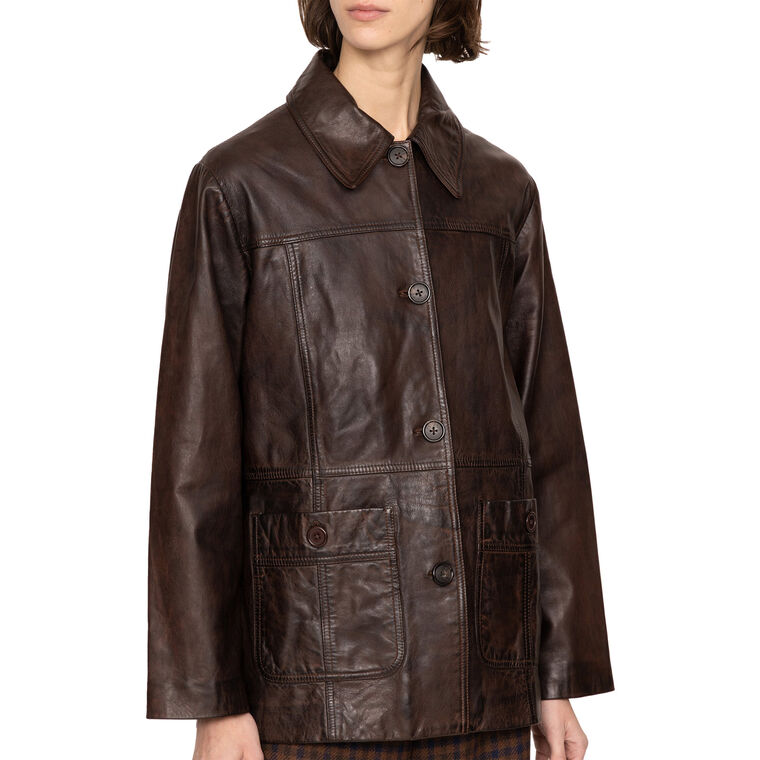 Lenoir Leather Jacket image number null