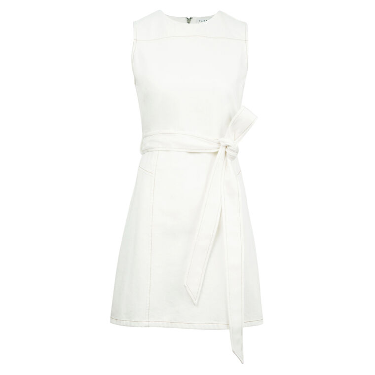 Claudia Sleeveless Belted Mini Dress image number null