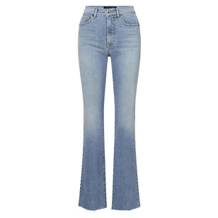 Cameron Mid Rise Bootcut Jean With Raw Hem