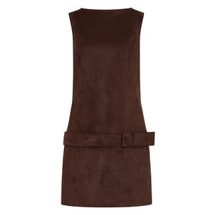 Fern Faux Suede Mini Dress