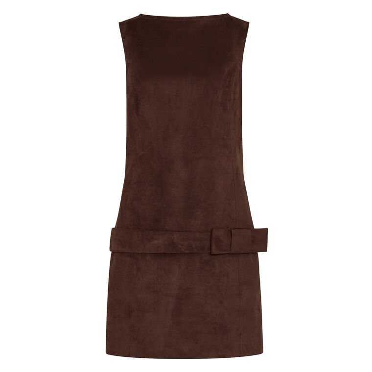 Fern Faux Suede Mini Dress image number null