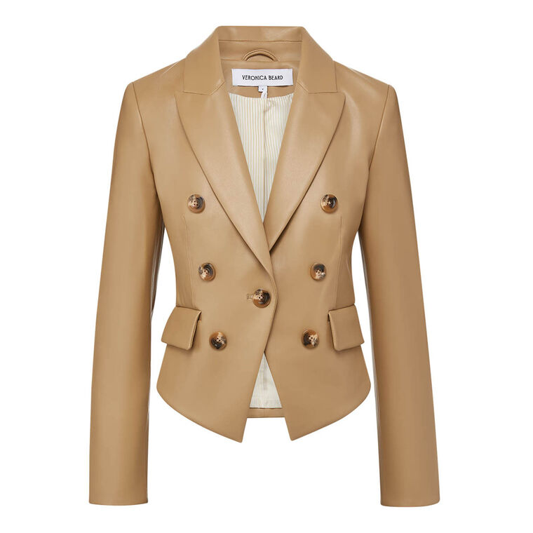Cooke Vegan Leather Dickey Jacket image number null