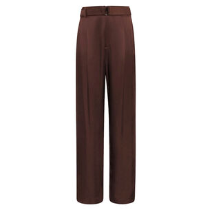 Lightweight Satin High Waisted Pants
