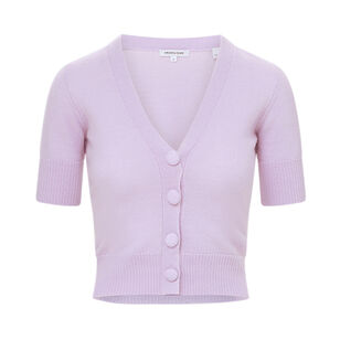 Short Sleeve Solene Cashmere Cardigan