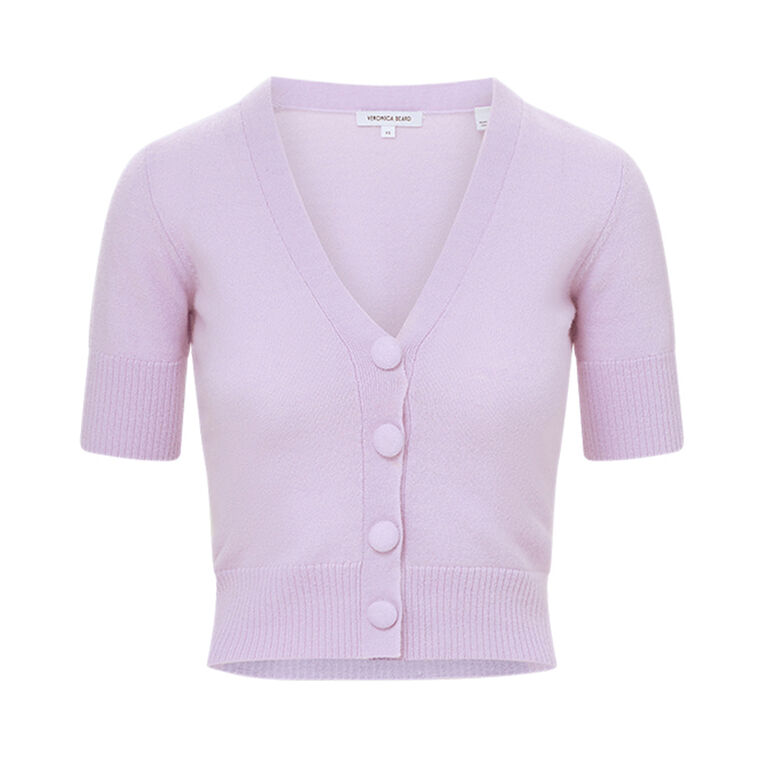 Short Sleeve Solene Cashmere Cardigan image number null