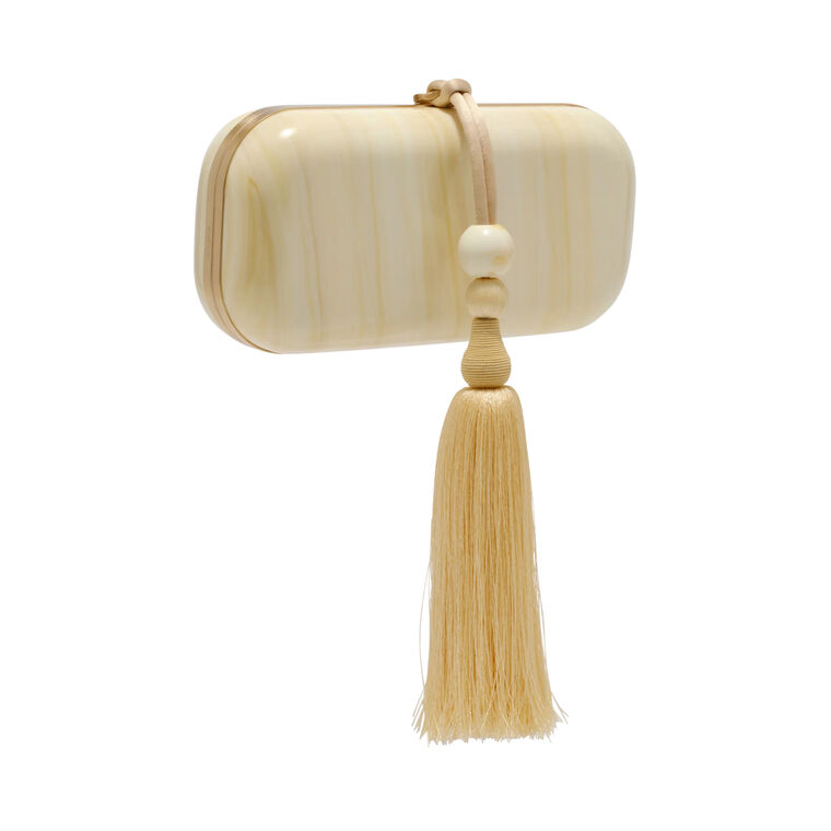 Yasmin Tassel Clutch image number null