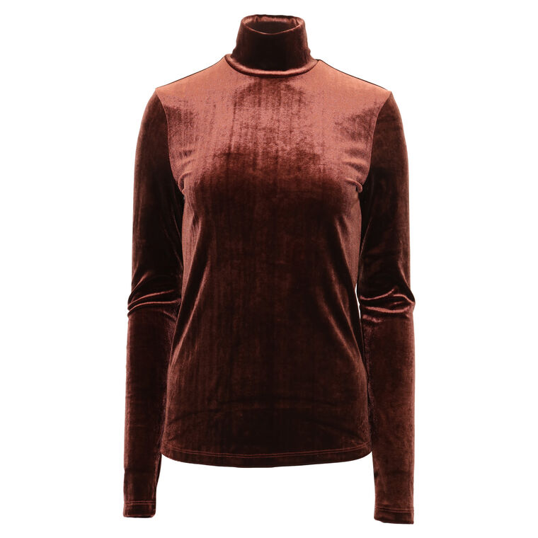 Pascale Velvet Turtleneck image number null