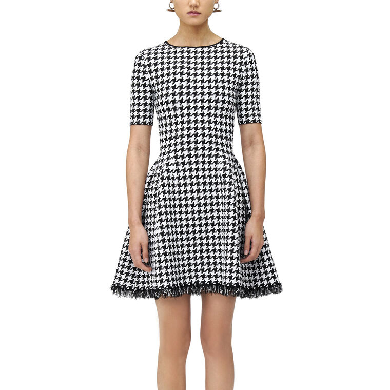 Houndstooth Mini Dress image number null