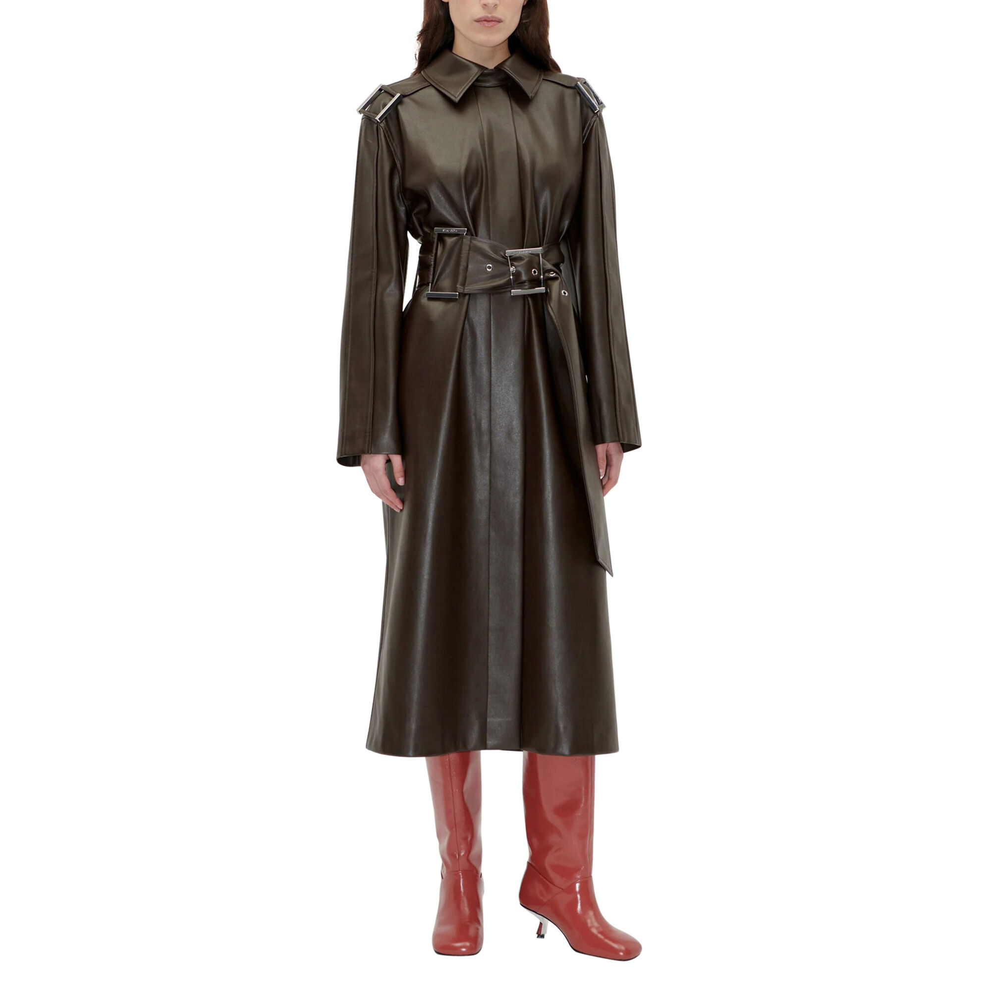 Oversized Trenchcoat With Buckle Belt Oversized Trenchcoat With Buckle Belt