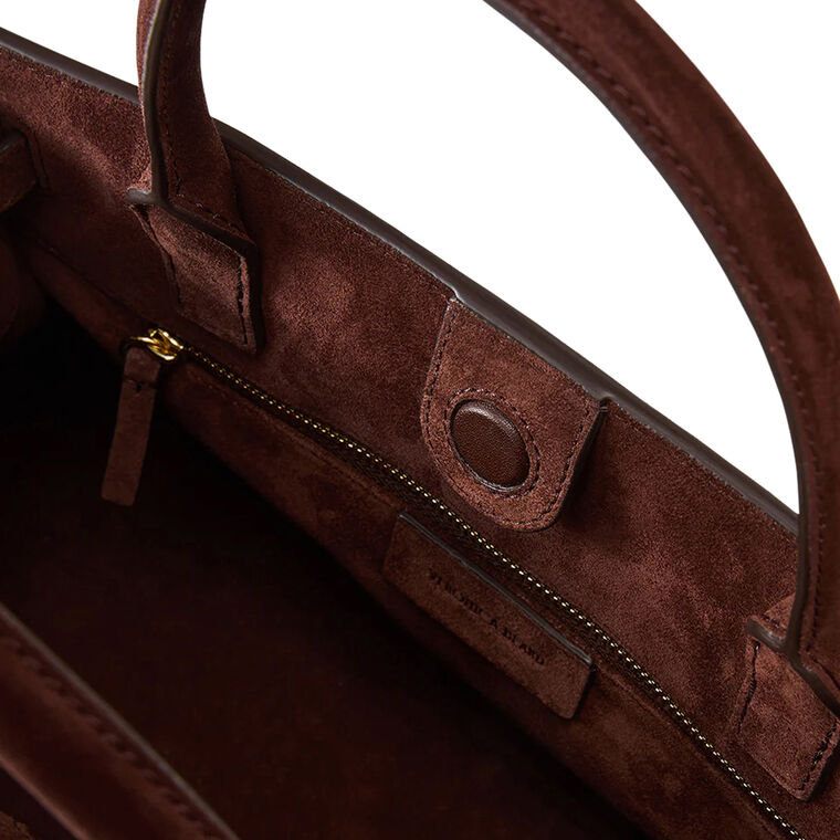 Suede Dash Top Handle Bag image number null