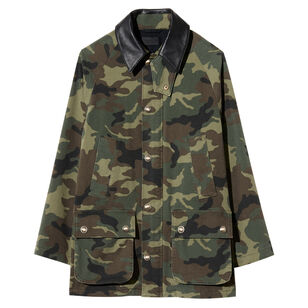 Andrew Snap-Front Parka With Leather Collar