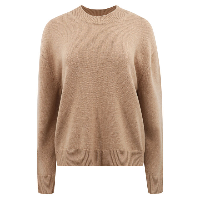 Boy Cashmere Crewneck Sweater image number null