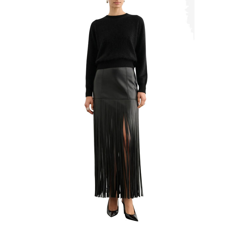Soren Mini Skirt With Fringe image number null