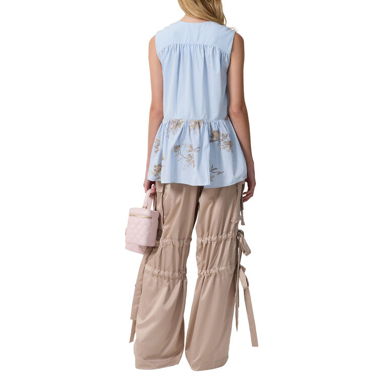 The Lamia Poplin Top image number null