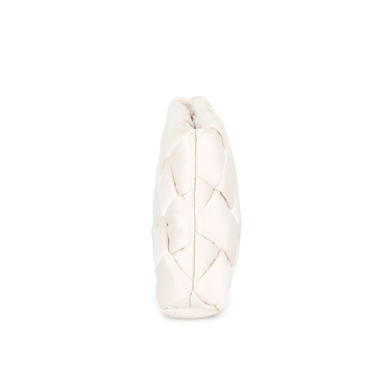 Auzeen Satin Small Woven Clutch image number null