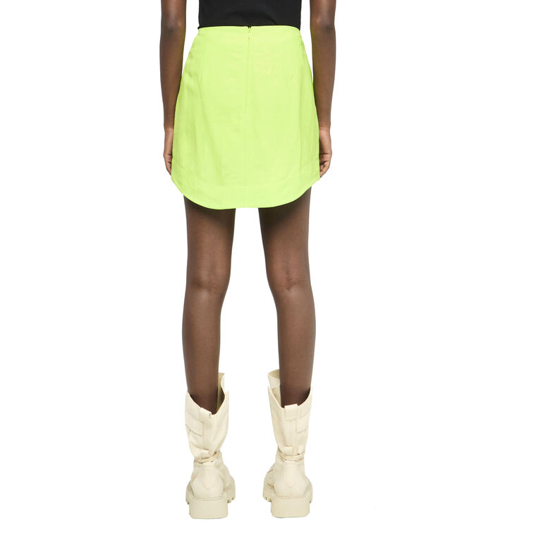 Curved Hem Mini Skirt image number null