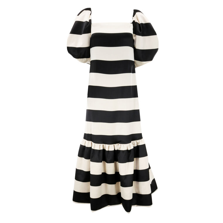 Angela Striped Gown image number null