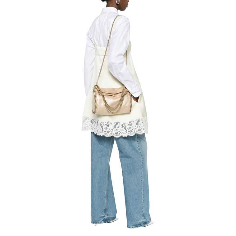 Falabella Mini Metallic Tote Bag image number null