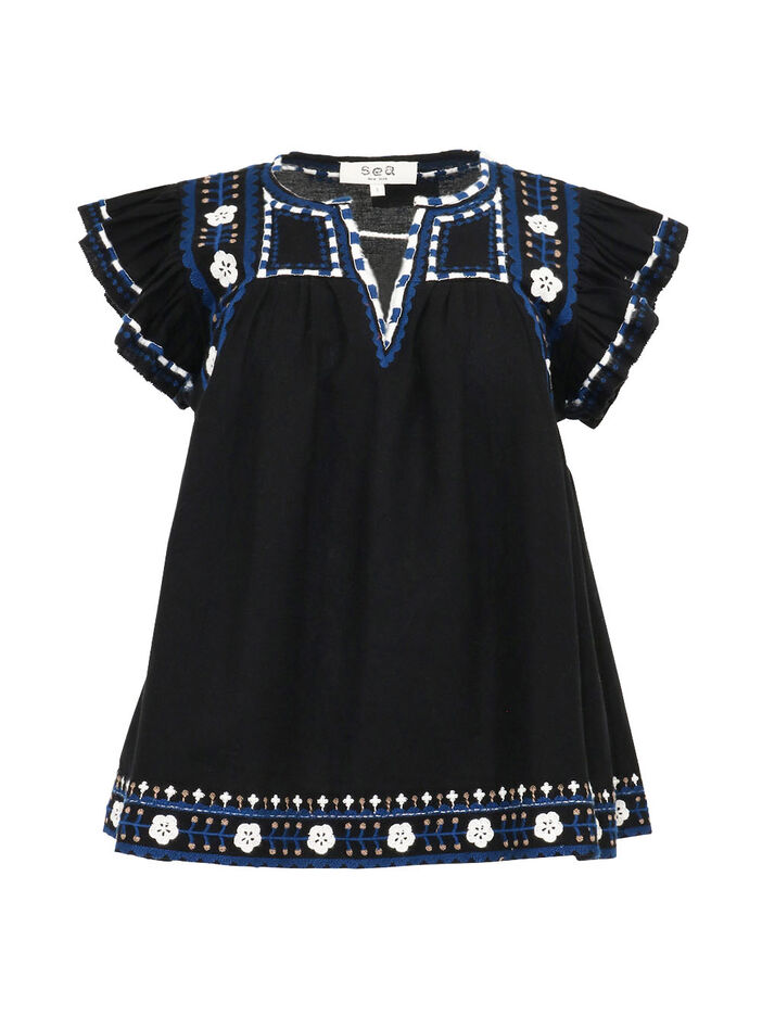Shaina Embroidery Tank Top image number null