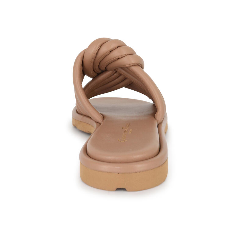 Ottavia Woven Leather Flat Sandal image number null