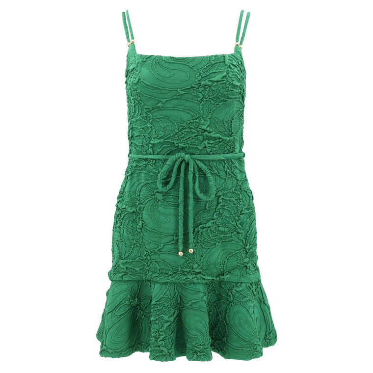 Jacquard Fitted Mini Dress image number null