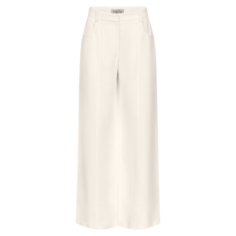 Demie Slim Linen Pants image number null