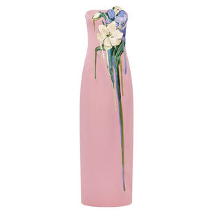 Rayna Embroidered Bustier Maxi Dress