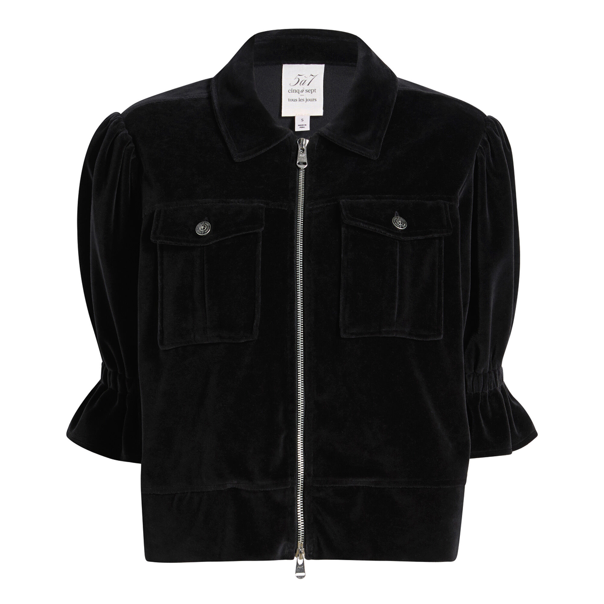 Cinq à Sept Holly Velour Short Sleeve Jacket | Tootsies