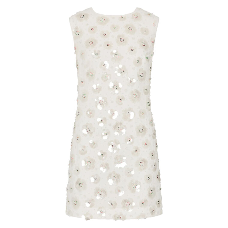 Ivette Fleur Paillette Shift Mini Dress image number null