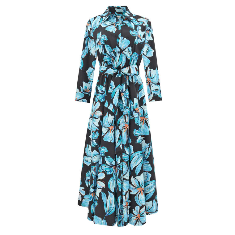 Blaine Cotton Poplin Midi Dress image number null