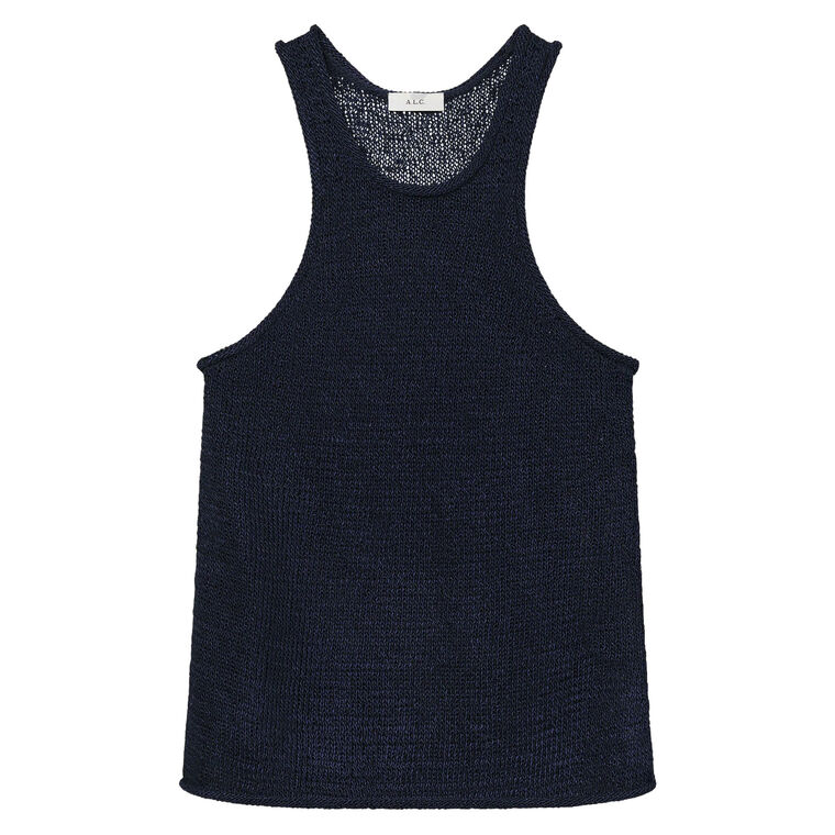 Nelly Open Knit Tank Top image number null
