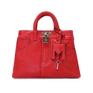 Mini Nina Leather Tote Bag