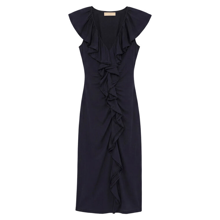 Chiara Cotton Ruffle Dress image number null