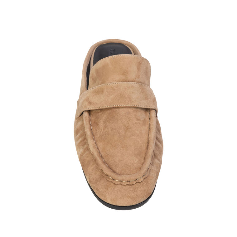 Gabby Suede Loafer Mule image number null