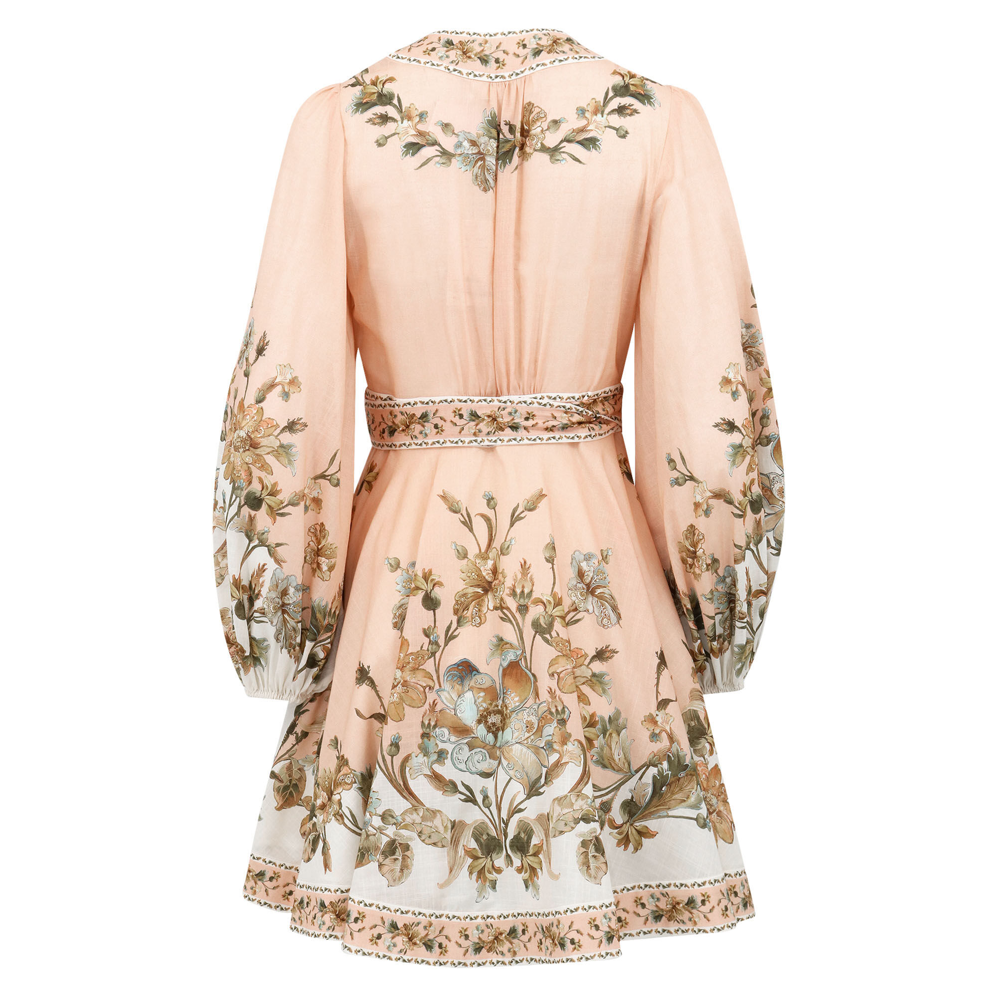 Chintz Wrap Mini Dress